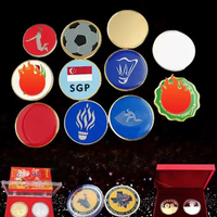 Pièce de monnaie de tirage au sort en métal émaillé pour arbitre de football, pour le tirage latéral d'équipe, pour les jeux sportifs en extérieur, équipement personnalisé pour kit d'arbitre