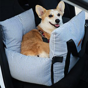 Alfombrilla extraíble para asiento de coche de perro, cama para mascotas con correa de seguridad, diseño personalizado, lavable, antideslizante, portátil para asiento trasero, bolso, sofá - Product Image 5