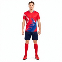 Maillot de football personnalisé pour homme, à col en V, à manches courtes, imprimé géométrique, respirant et anti-humidité, inspiré des modèles turquoise