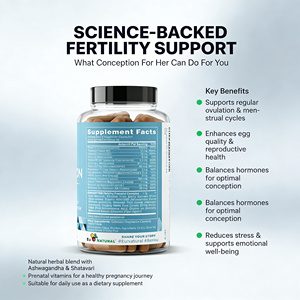 Suplemento de Fertilidad para Mujeres |   Con Mioinositol, Vitex y Folato |   Mejora la Calidad de los Huevos y Regula el Ciclo Menstrual - Product Image 2