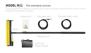 Brosse de <span class=keywords><strong>nettoyage</strong></span> de panneaux solaires bon marché avec poignée outils de <span class=keywords><strong>nettoyage</strong></span> pour nettoyer les panneaux solaires la meilleure façon de nettoyer les panneaux solaires - Product Image 2