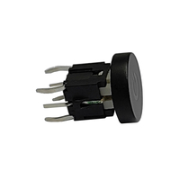 Fabricant Dongguan 6 broches 12 volts marche/arrêt mini bouton poussoir tactile interrupteur tactile étanche avec voyant lumineux couleur verte
