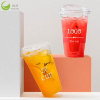 Gobelets à emporter en plastique transparent de 20 oz, légers, résistants aux fissures, durables, incassables, sans BPA, personnalisables, directement de l'usine
