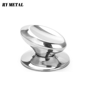 Bán số lượng lớn thép không gỉ <span class=keywords><strong>knobs</strong></span> của Glass nắp không dính nồi nắp Grip Frying Pan xử lý đối với nấu ăn nồi Bìa - Product Image 2