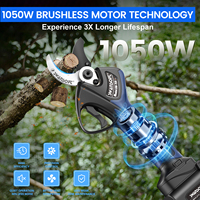 Sécateur sans fil SW-758 avec coupe progressive, sécateur professionnel Swansoft sécateur électrique coupe-branches