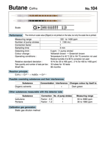 <span class=keywords><strong>Detector</strong></span> de Gás Butano GASTEC Japão C4H10 Tubo No.104 para Monitoramento de Segurança <span class=keywords><strong>Industrial</strong></span> - Product Image 2