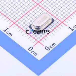 24M 12PF 10PPM Crystal (Passive) HC-49S-SMD-2P-Mini Crystal Oscillator 24MHz 10ppm 12pF 30ppm - Product Image 1