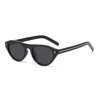 Vente en gros de lunettes de soleil œil de chat UV400 pour femmes, lunettes de soleil de luxe de créateurs, lunettes de soleil haut de gamme
