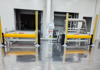 Producción de puertas HSJ, equipo de suspensión baja de plástico, protección de estructuras superiores, barandillas anticolisión flexibles