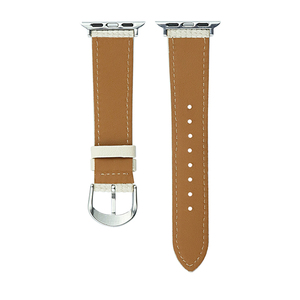 Cinturino in Vera Pelle a Nido d'Ape per <span class=keywords><strong>Orologio</strong></span> da Donna, Sgancio Rapido, Multicolore, 38-49mm per Apple Watch 3-8 Ultra - Product Image 2