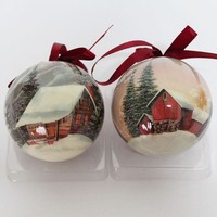 Idée de cadeau promotionnel : personnalisation de boules - Matériel en polyfoam, impression couleur intégrale, ornement de Noël à suspendre personnalisé