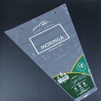 Sac d'emballage micro perforé en plastique imprimé personnalisé avec manchon de fleur de logo pour la farine matériau CPP aseptique