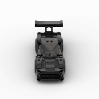 Compatible avec les briques de construction de marque, voiture de course MOC, assemblage éducatif, bricolage, jouet en plastique ABS pour enfants