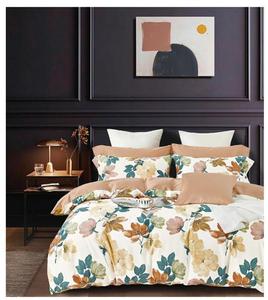 100% Cotton <strong>Satin</strong> Wholesale Luxury Bedding <strong>Set</strong> 4 Pcs <strong>Duvet</strong> Cover Bed Sheet Pillow Case Bedding <strong>Set</strong> - Product Image 4