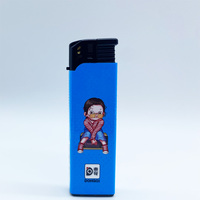 2024 nouveau produit rechargeable briquet électronique Jet bouffée briquet torche électrique en plastique briquet impression personnalisée