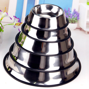 Sustentável de Alimentos Estocados de Água por atacado animal de Estimação do Aço Inoxidável Tigelas - Product Image 1