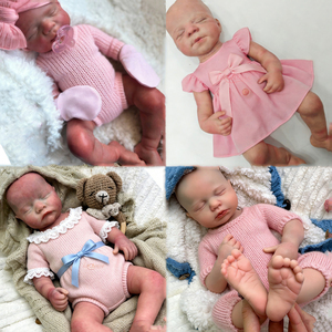 Muñeca Reborn de Silicona Platino Suave de 20 Pulgadas, Cuerpo Completo, Ultra Realista, Recién Nacida, Niña/Niño, Esculpida con Venas y Manchas Detalladas - Product Image 3