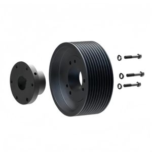 Poulie à courroie trapézoïdale à 10 rainures, 38 pouces, en fonte standard, équilibrée statiquement, OEM pour moteur - Product Image 2