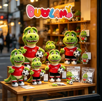 Peluche de dinosaure personnalisée, jouet en peluche doux, poupée sportive pour la décoration de la maison, cadeau pour enfants, peluche de dinosaure