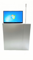 Support d'écran de levage motorisé avec microphone Système de conférence sans papier de 15.6 pi Fonction de vote pour système Windows de réunion audio