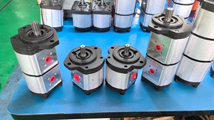 Pompe hydraulique à engrenages Fuge Paver WP300B WP03B WP09A WP15A WP12A Série 9628251000 WP09A3B-160-160-270 OEM WP 962 Pompe à engrenages - Product Image 2