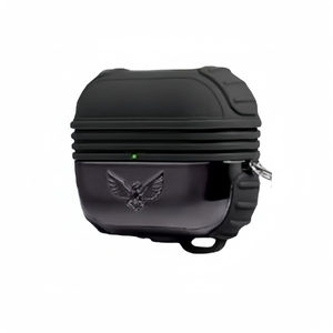 Vente en gros d'usine pour AirPod Series Housse de protection pour écouteurs Silicone antichoc deux-en-un de luxe + PC avec logo personnalisable - Product Image 1