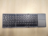 Keyboard Lipat Isi Ulang Grosir, Switch Scissor, Touchpad, Tipis, Nirkabel, Tipe-C untuk Laptop/Tablet