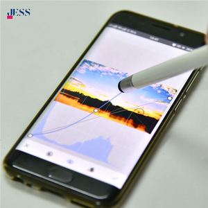 Nuevo Bolígrafo de Metal Blanco con Pantalla Táctil y Rodillo de Acero Inoxidable, con Tapa, Regalo Empresarial, Multifunción, Stylus - Product Image 5