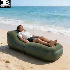 Fauteuil gonflable automatique à une touche avec pompe sans fil intégrée, canapé gonflable floqué pour la maison, le <span class=keywords><strong>camping</strong></span> en plein air, la plage <span class=keywords><strong>et</strong></span> les voyages - Product Image 3