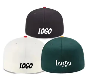 Toptan fiyat yeni orijinal amerikan ekibi 59 pamuk/polyester dönemi kap kapalı snapbacks üretici nakış logosu özel şapkalar