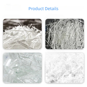 סיבי זכוכית E-glass בעלי חוזק גבוה, קוטר 12 מ\"מ, חתוכים, ליישומי רכב, בטון מחוזק בסיבי זכוכית (GFRC) לחיתוך - Product Image 2