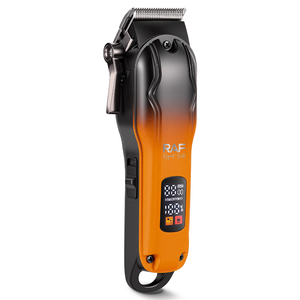 Tondeuse à cheveux professionnelle RAF 5W, recharge USB, lame en acier au carbone, autonomie de 180 minutes, dents réglables R.4044O, RAF Professional 5W Hair U - Product Image 3