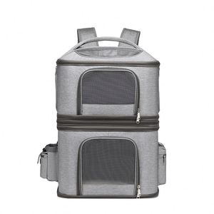 BSCI Factory Airline Approved Outdoor Dog <b>Cat</b> Carrier Bag Double Layer Pet <b>Backpack</b> Removable Convenient Pet <b>Cat</b> <b>Backpack</b> Dog - Product Image 2