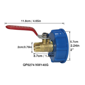 G1'' 3/4 ''1/2'' IBC S60 * 6 Adaptateur <span class=keywords><strong>de</strong></span> réservoir d'<span class=keywords><strong>eau</strong></span> 2 ''Ensemble <span class=keywords><strong>de</strong></span> robinets à bille en cuivre Connecteur d'<span class=keywords><strong>eau</strong></span> <span class=keywords><strong>de</strong></span> jardin Vanne <span class=keywords><strong>de</strong></span> robinet <span class=keywords><strong>de</strong></span> seau d'<span class=keywords><strong>eau</strong></span> <span class=keywords><strong>de</strong></span> <span class=keywords><strong>pluie</strong></span> - Product Image 6