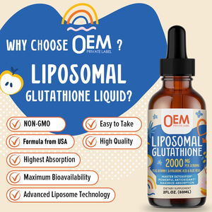 OEM 2000MG Liposomale Glutathion-Flüssigkeits ergänzung <span class=keywords><strong>98</strong></span>% Absorption Liposomale Glutathion-Tropfen mit Vitamin C, L- Glutathion - Product Image 4