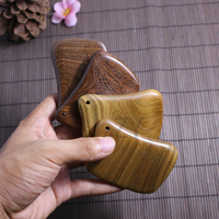 Outil de massage Gua Sha en bois de santal vert de haute qualité Renvita avec fonction musicale pour le visage
