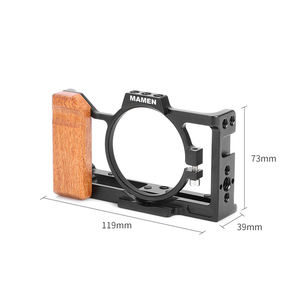 Jaula de cámara <span class=keywords><strong>ZV1</strong></span> para cámara <span class=keywords><strong>Sony</strong></span> para micrófono/empuñadura de madera ligera, creador de contenido Vlogger - Product Image 3