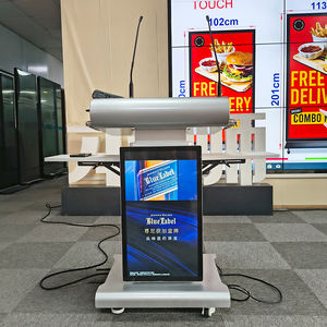 Plateforme <span class=keywords><strong>de</strong></span> podium élévatrice intelligente, pupitre, estrade, panneau d'affichage numérique Android, support d'affichage mural pour exposition - Product Image 4