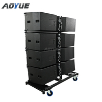 Système de haut-parleurs de sonorisation professionnel Aoyue WL12 3 voies double 12'
