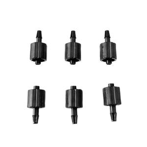 Conector Macho Luer Móvil de Plástico PP Negro de Grado Sanitario, Rosca Interna, Accesorios para Tuberías de Fluidos de 2.4-6.4mm, Acabado Mate - Product Image 1