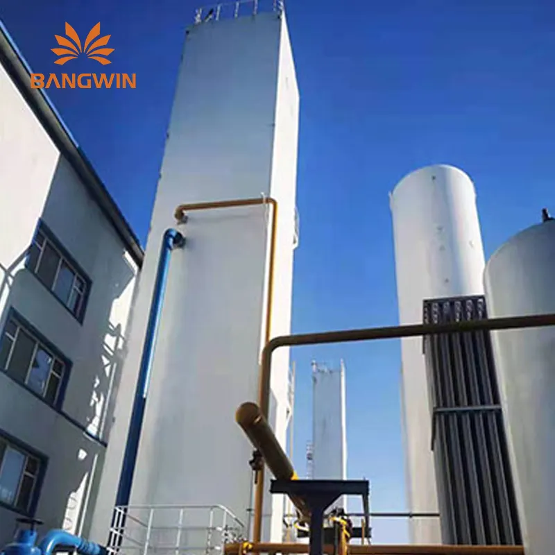 Bangwin Medical Liquid O2 Plant Oxigen Production Plant With Liquid Cryogenic Oxygen Iso Tank