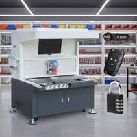 Machine de distribution d'émail en caoutchouc 6 couleurs, double station, équipement de peinture par pulvérisation visuel pour la fabrication de trophées
