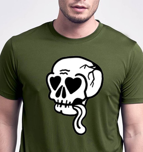 Hiphop-logo personalizado de algodón, prenda de vestir, con dobladillo curvado, color verde - Product Image 1