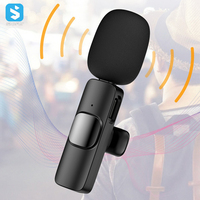 Enregistrement vocal professionnel Microfonos Inalambricos Mini Lavalier 3 en 1 K35 K15 Microphone sans fil pour caméra de téléphone portable