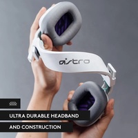 Logitech Astro A10 Gen 2 Headset Gaming berkabel, headphone kabel ringan Headset Gamer dengan mikrofon bisu untuk PC PS