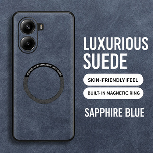 Custodia di Lusso in Pelle PU per Xiaomi POCO X7 Pro, con <span class=keywords><strong>Bumper</strong></span> in TPU Delicato sulla Pelle e Ricarica Wireless Magnetica, Nuova - Product Image 5