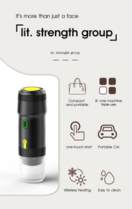 <b>Portable</b> Capsule <b>Coffee</b> <b>Maker</b> Electric Espresso Machine USB Charging 20 Bar Travel Office Use Battery Powered Plastic Body - Product Image 2