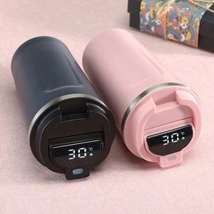 Termo Inteligente de Acero Inoxidable de 510 ml, Taza de Café, Botella para Bebidas Frías y Calientes con Pantalla LED Digital que Muestra la Temperatura - Product Image 6
