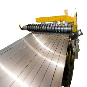 Bobina automática de alta velocidade do aço da chapa do metal cortando a linha máquina cortando para a bobina de aço a máquina cortando do metal