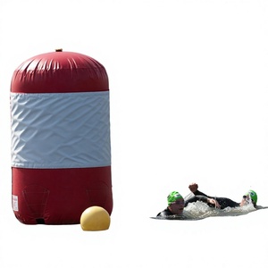 Bouées flottantes en PVC sur mesure Anjie, grande bouée cylindrique gonflable pour rivière, marqueur aquatique, capacité 100-500 kg, usage commercial - Product Image 2